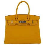 1:1 Hermès Replica - Birkin 30 Ambre Togo Palladium HW