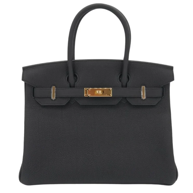 Hermes Birkin 30 Inspired Newcastle 3 1:1 Hermès Replica – Birkin 30 Black Togo Gold HW - Premium Alternative