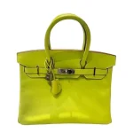 1:1 Hermès Replica - Birkin 30 Kiwi Epsom Palladium HW