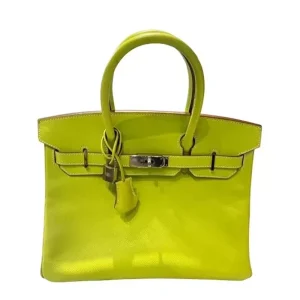 1:1 Hermès Replica - Birkin 30 Kiwi Epsom Palladium HW