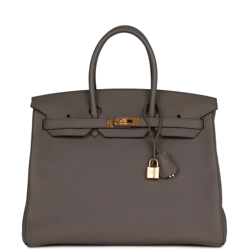 1:1 Hermès Replica - Birkin 35 Etain Togo Gold HW
