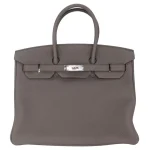 1:1 Hermès Replica – Birkin 35 Gris Etain Togo Palladium HW