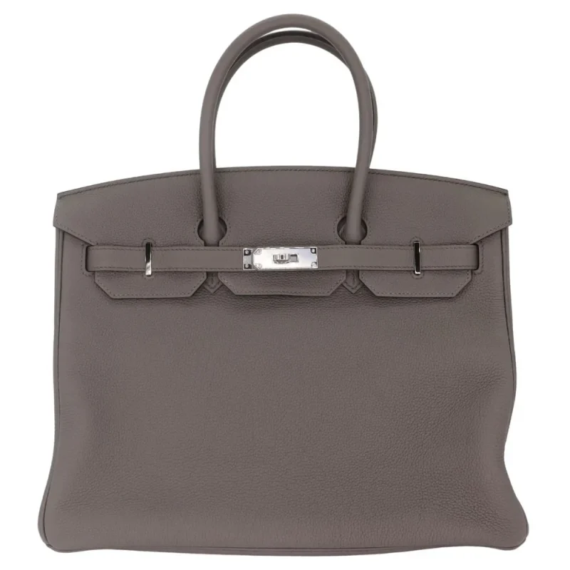1:1 Hermès Replica – Birkin 35 Gris Etain Togo Palladium HW