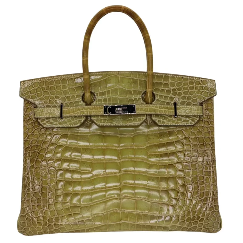 Artisan-Grade Hermès Dupes – Birkin 35 Vert Celadon | ReplicaHermesBags