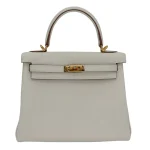 Artisan-Grade Hermès Dupes - Kelly 25 Retourne Mushroom Togo Gold HW
