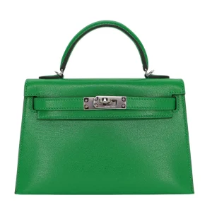 Best Replica Hermes - Kelly II Sellier Mini HSS Black/Rouge H