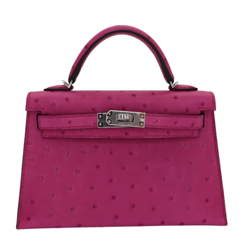 Artisan-Grade Hermès Dupes | Kelly II Sellier Mini Rose Poupre