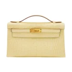 Artisan-Grade Hermès Dupes | Kelly Pochette Vanille Alligator