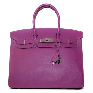 Best Replica Hermes - Birkin 35 Anemone Epsom Palladium HW