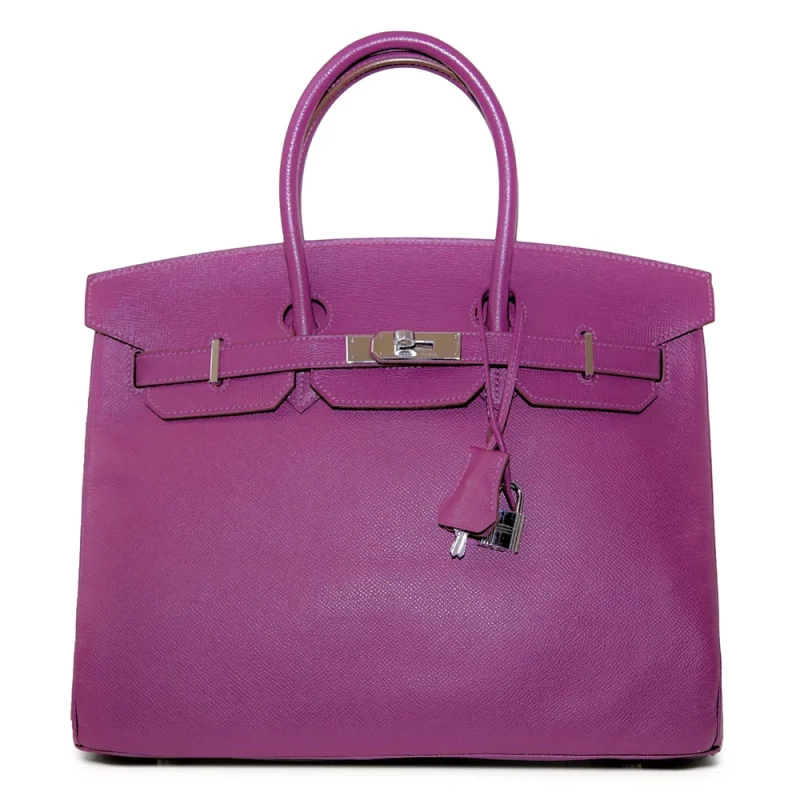 Best Replica Hermes - Birkin 35 Anemone Epsom Palladium HW