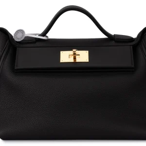 Hermès 24/24 29 Togo Black Gold HW - 1:1 Replica
