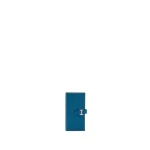 Hermès Bearn Wallet Blue Epsom Silver HW | ReplicaHermesBags