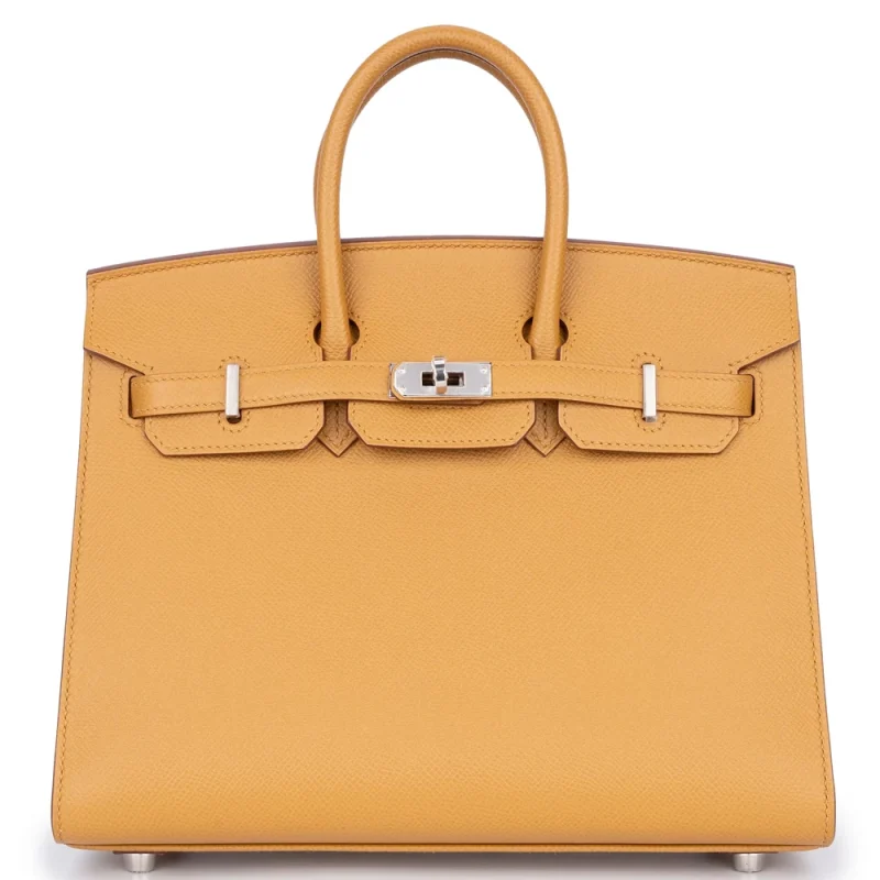 Hermès Birkin 25 Epsom Sesame Palladium HW - High-End Inspired