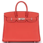Hermès Birkin 25 Togo Bougainvillier Palladium HW - Artisan-Grade Dupes