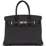 Hermès Birkin 30 Retourne Black Replica | High Mirror Quality