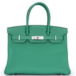 Hermès Birkin 30 Retourne Togo Vert Vertigo Replica Bag