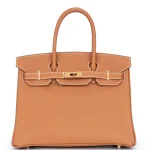 Hermès Birkin 30 Togo Gold Gold HW - Premium Replica
