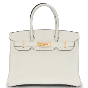 Hermès Birkin 30 Togo Gris Neve Gold HW - 1:1 Replica