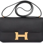 Hermès Constance Elan Veau Epsom Noir Gold HW – Best Replica