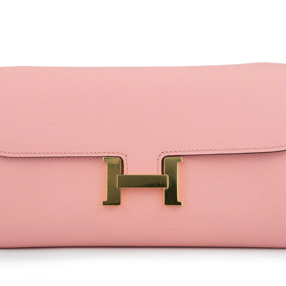 Hermès Constance To-Go Epsom Bubblegum Gold HW Dupes