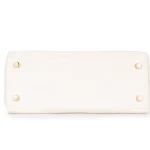 Hermès Kelly 25 Retourne Swift Mushroom Gold HW - Mirror Quality Replicas Bottom