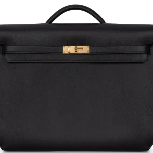 Hermès Kelly Depeches 36 Briefcase Epsom Noir Replica