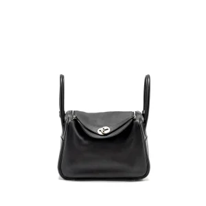 Hermès Lindy 26 Black Swift Silver HW - 1:1 Replica Bag