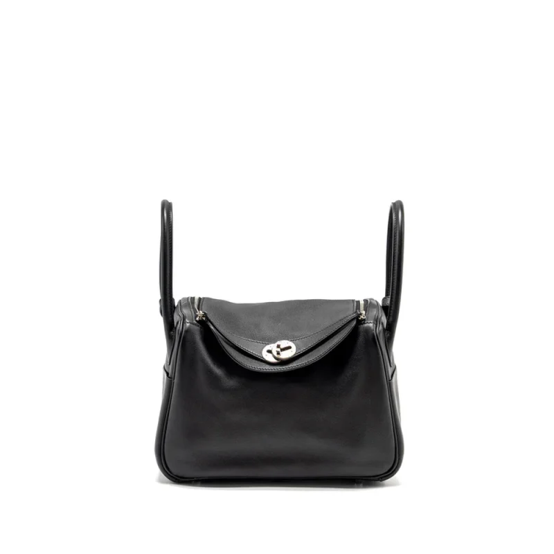 Hermès Lindy 26 Black Swift Silver HW - 1:1 Replica Bag