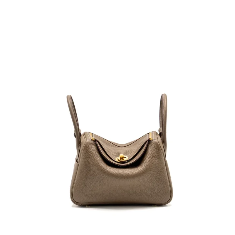 Hermès Lindy 26 Etoupe Clemence Gold HW – 1:1 Replica Bag