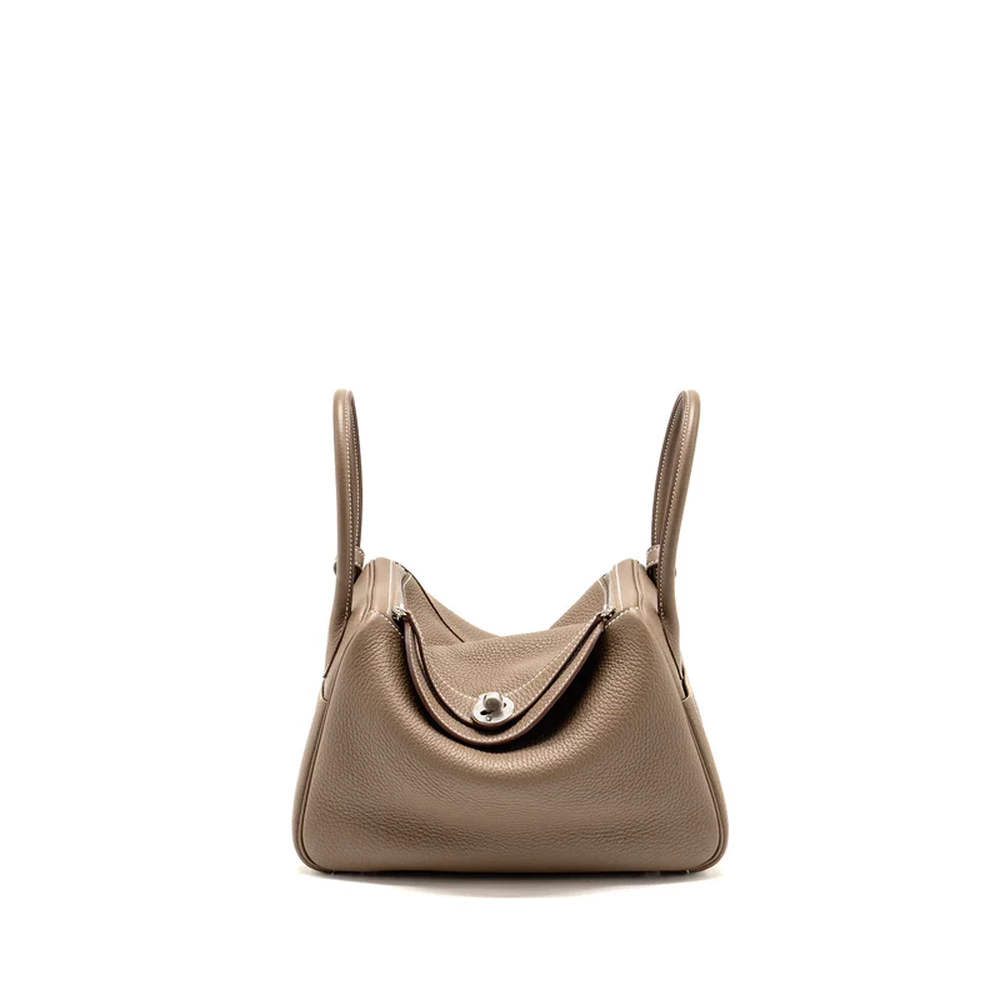 Hermès Lindy 26 Etoupe Clemence Silver HW – Best Replica