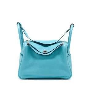 Hermès Lindy 30 Blue Atoll Clemence Replica | Luxury Bags