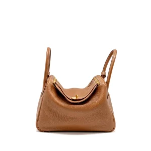 Hermès Lindy 30 Gold Clemence Gold HW | ReplicaHermesBags
