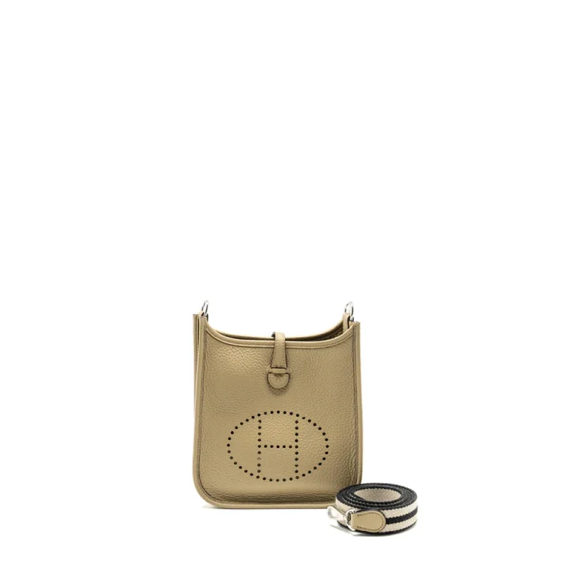 Hermès Mini Evelyne Beige Replica - Premium Quality