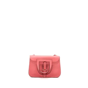 Hermès Mini Halzan 22 Rose Azalee Swift Replica Bag Online