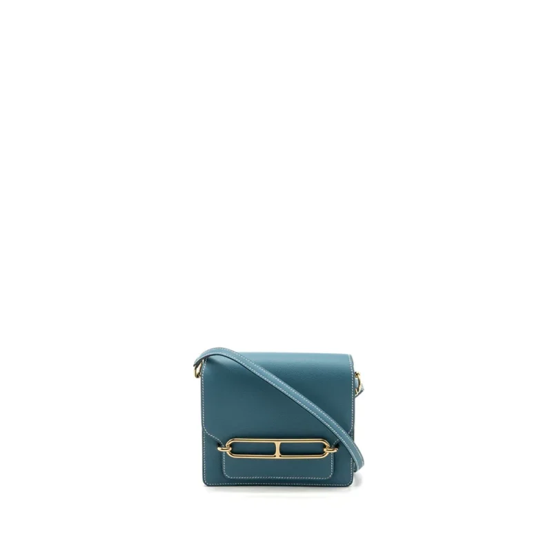 Hermès Mini Roulis New Bleu Jean Evercolor Replica