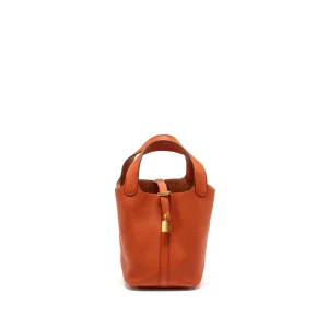 Hermès Picotin 18 Lock Cuivre Taurillon Maurice Gold HW