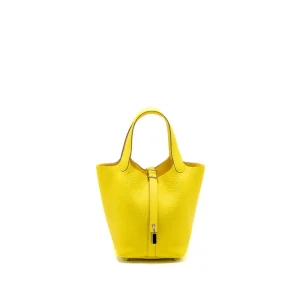 Hermès Picotin 18 Lock Lime Clemence Dupes | Replica