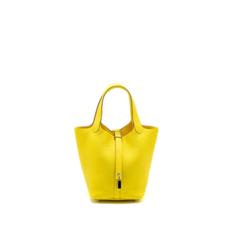 Hermès Picotin 18 Lock Lime Clemence Dupes | Replica