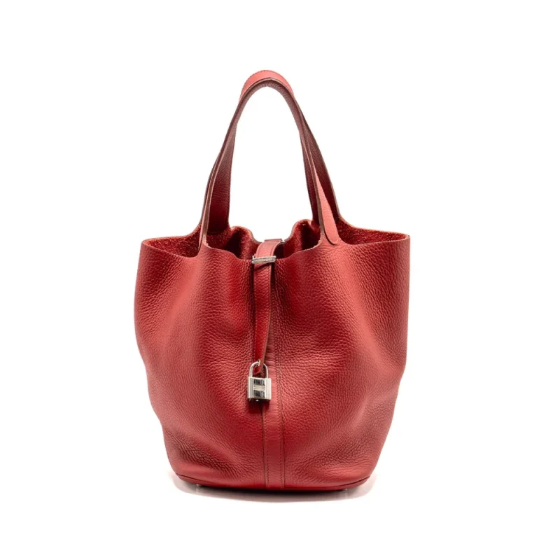 Hermès Picotin 26 Lock Red Clemence Replica | Premium Quality