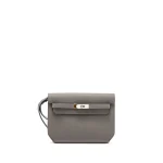 Hermès Pochette Kelly Depeches 25 Gris Etain Togo Replica
