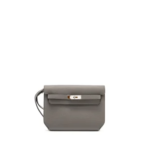Hermès Pochette Kelly Depeches 25 Gris Etain Togo Replica