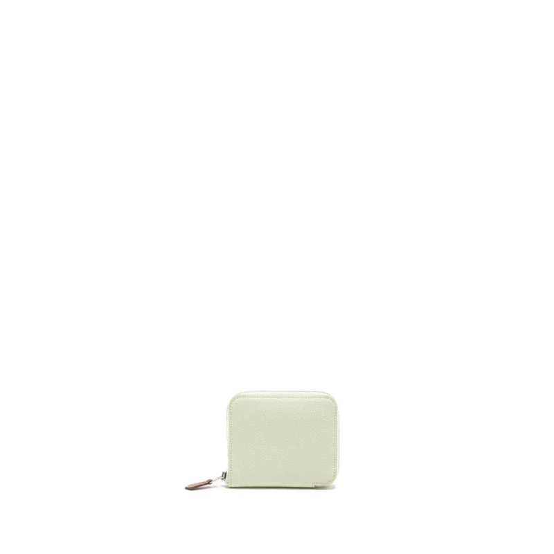Hermès Silk In Compact Wallet Vert Fizz | ReplicaHermesBags