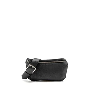 Hermès Ultrapla Cross Belt Black Togo Silver HW