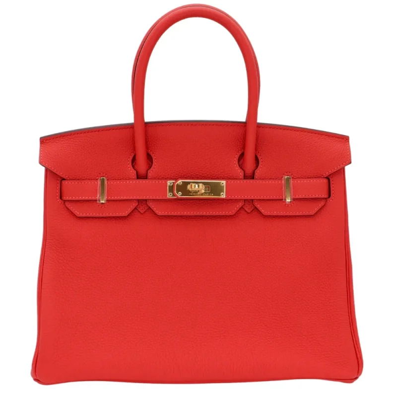High-End Hermès Inspired - Birkin 30 Capucine Togo Gold HW
