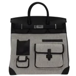 High-End Hermès Inspired HAC 40 Cargo Black Palladium HW