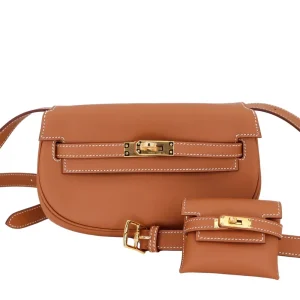 High-End Hermès Inspired – Kelly Moove Gold Swift Gold HW