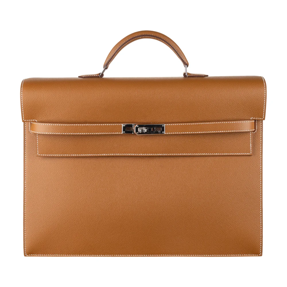 Mirror Quality Hermès Replicas - 38cm Kelly Depeche Gold Epsom