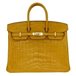 Mirror Quality Hermès Replicas - Birkin 25 Ambre Matte Alligator