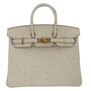 Mirror Quality Hermès Replicas - Birkin 25 Beton Ostrich