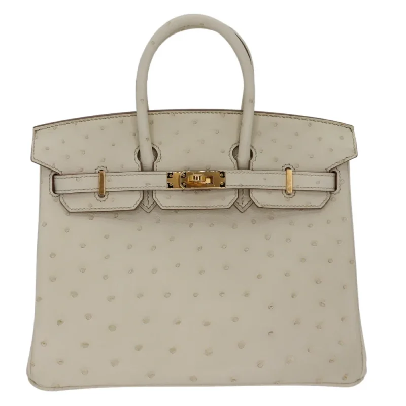 Mirror Quality Hermès Replicas - Birkin 25 Beton Ostrich